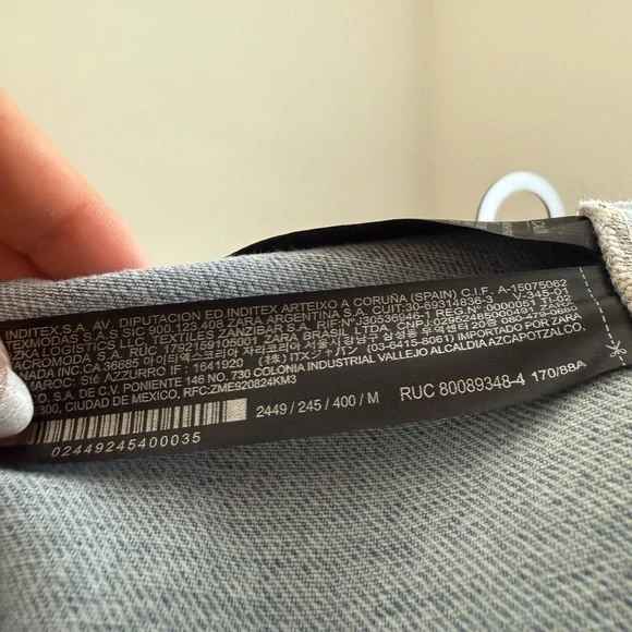 Zara Light Blue Denim Midi Dress - Picture 11 of 11